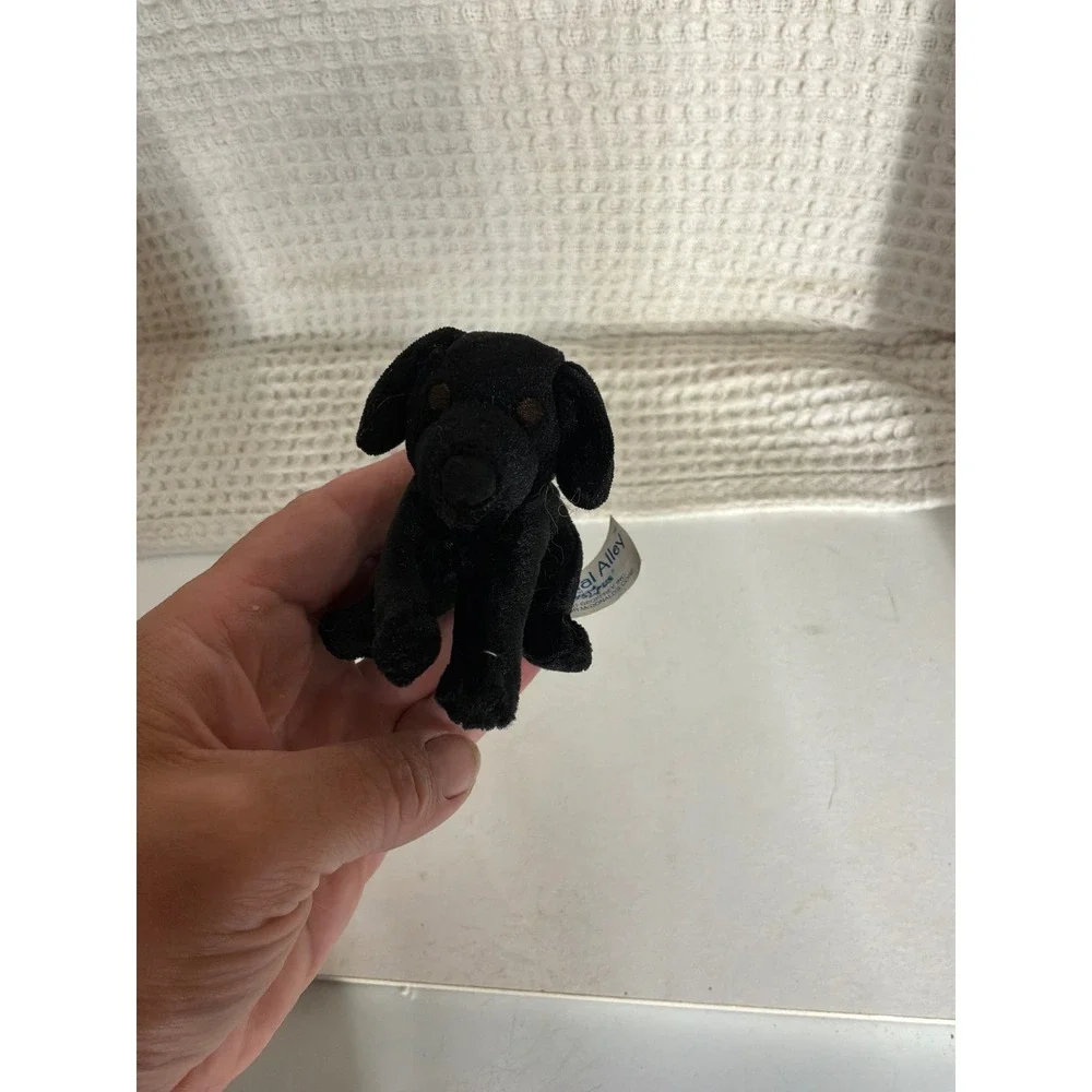 Y2K Unisex Animal Alley Black Lab Puppy Dog Plush Toy OS Black